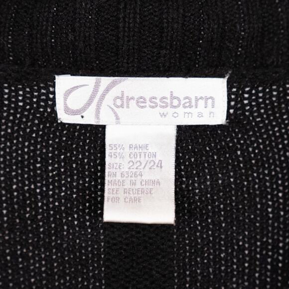 Women's Vintage Fair Isle & Bird's Eye Zip Cardigan Sweater SZ 22/24 Poinsettia - Picture 6 of 6